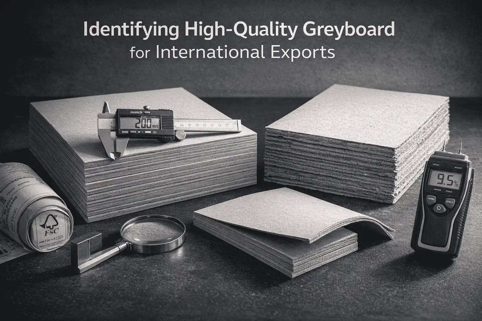 Identifying High-Quality Greyboard for International Exports